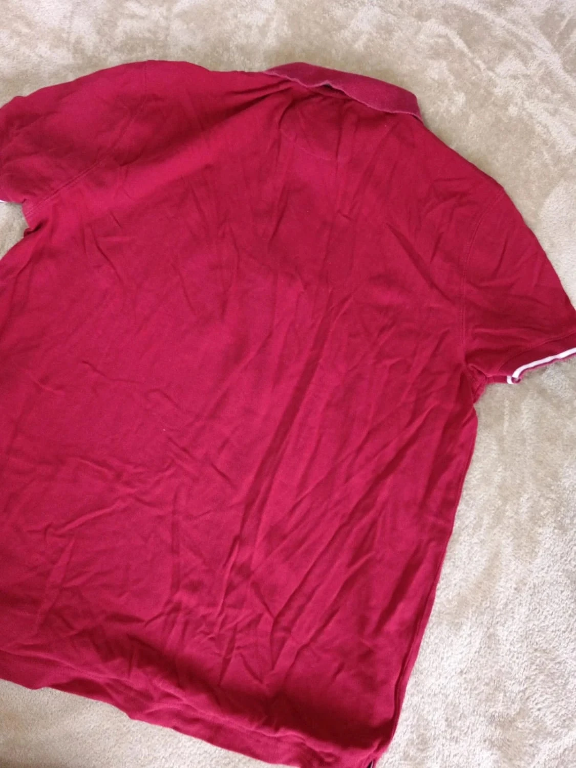 Polo Massimo dutti rojo talla L modelo 707 color 641 – photo 3